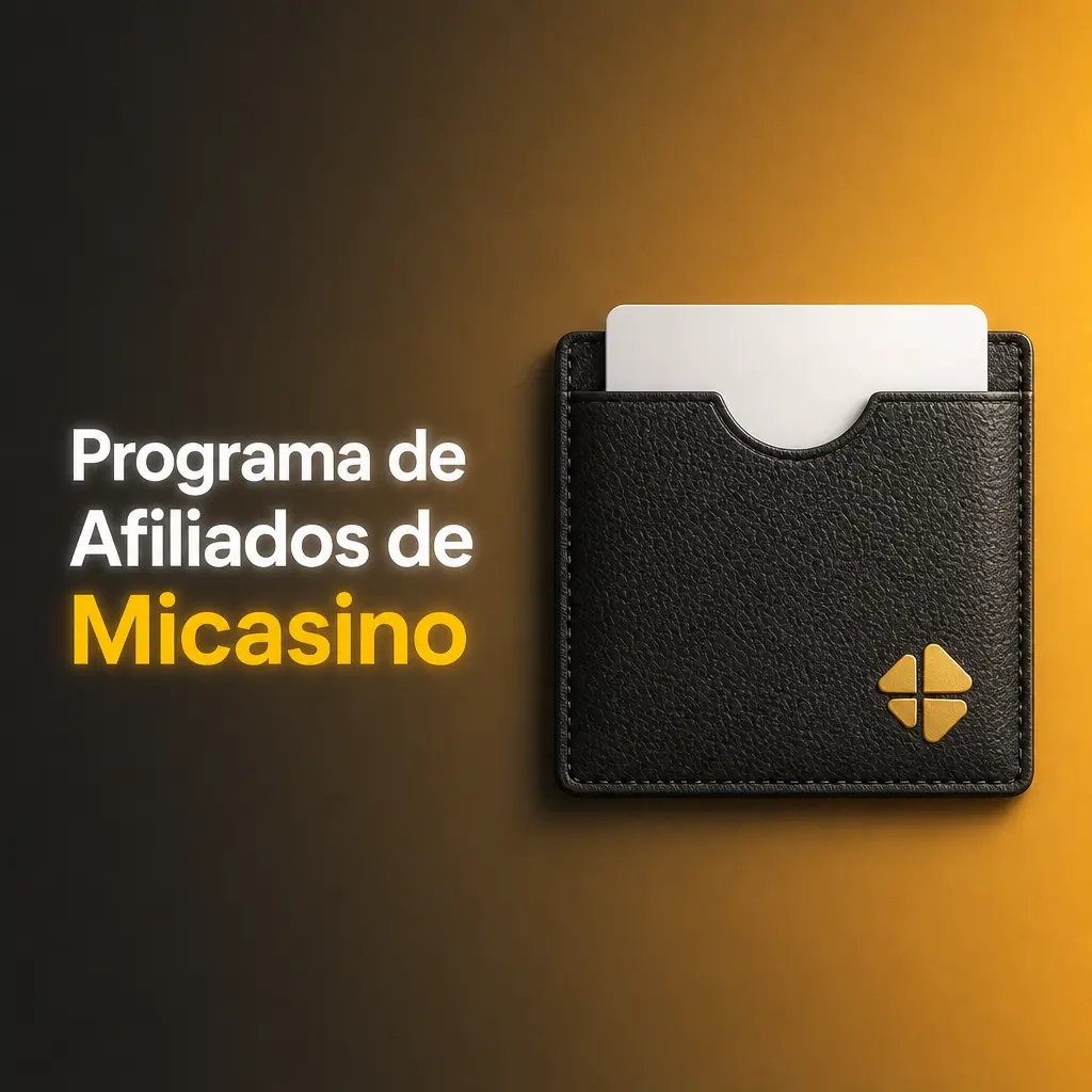 Panel del programa de afiliados de Micasino mostrando enlace único, estadísticas de conversión y comisiones por referidos